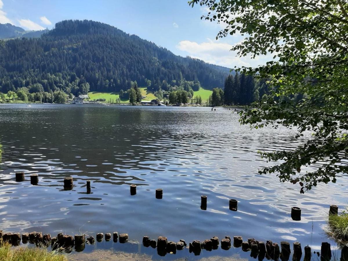 Ferienhaus Kaiserblick - Fewo2 Walchsee Exterior foto